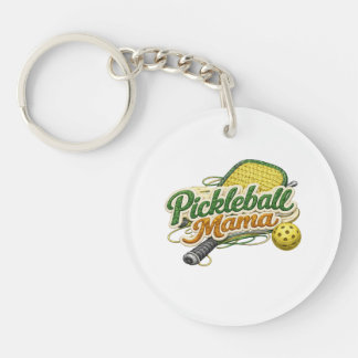 Retro Pickleball Mama Keychain Mother's Day  Schlüsselanhänger
