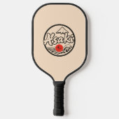 Retro Pickleball Schläger (Rückseite)