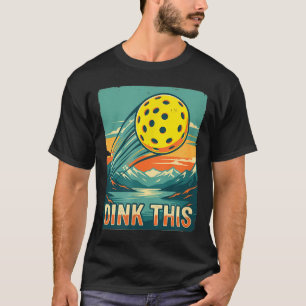 Retro-Pickleball-Shirt Dink this lustiger SpielerR T-Shirt