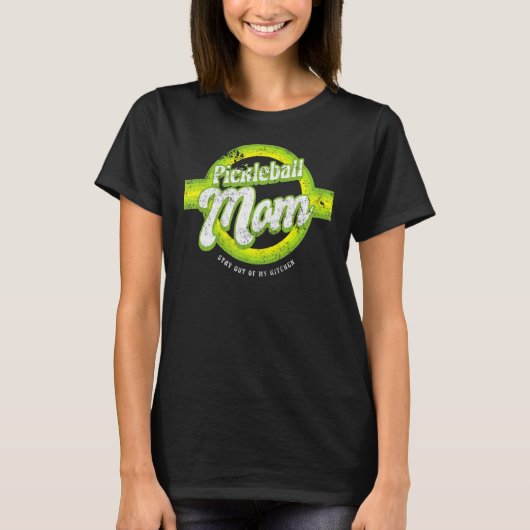 Retro Pickleball Team Kleidung Muttertag Pickl T-Shirt (Vorderseite)