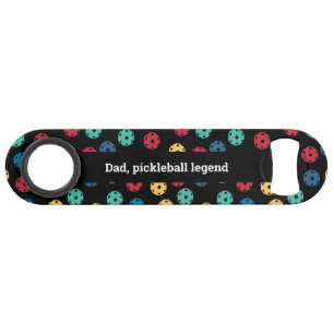 😍 Retro Pickleballs / schwarz Speed Flaschenöffner