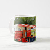 Retro Picnic Kaffeetasse (Vorderseite Links)