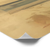 Retro Pie und Papierarm Poster (Ecke)