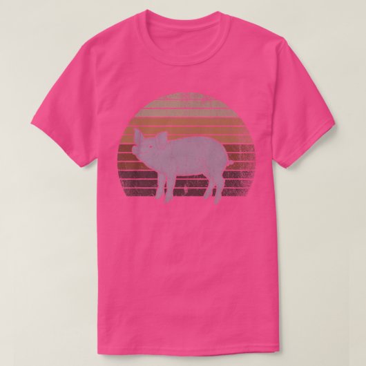 Retro Pig Premium  T-Shirt (Design vorne)
