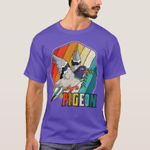 Retro Pigeon Lover Animal Bird Taube Züchter Pige T-Shirt