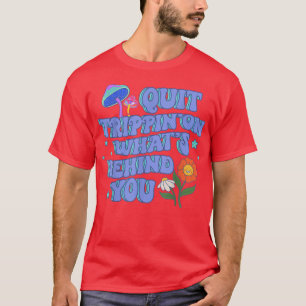 Retro-Pilz-Blume Groovy Hippie-Vintage-70er T-Shirt