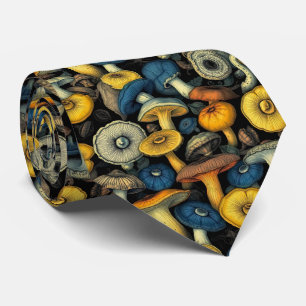 Retro-Pilz-Kunst-Krawatte Krawatte