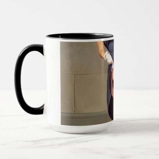 Retro Pin-Up Mädchen Tasse (Links)