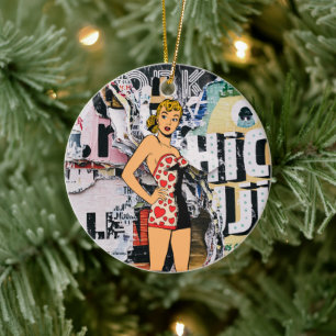Retro Pin-Up Street Pop Ornamente