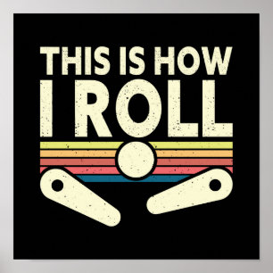 Retro Pinball Art Poster #16