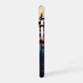 Retro Pine Lake iPhone 16 Hülle (Linke Seite)