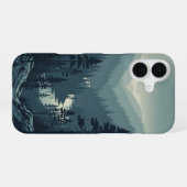 Retro Pine Valley iPhone 16 Hülle (Rückseite (Horizontal))