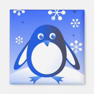 Retro Pinguin Magnet