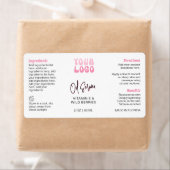 Retro Pink 2oz Dropper Bottle Wraparound (Insitu)