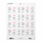 Retro Pink 2oz Dropper Bottle Wraparound (Vorne)