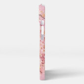 Retro-Pink-Aesthetic-Collage iPhone Hülle (Linke Seite)