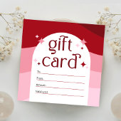 Retro Pink Beauty Salon Wellness-Center Logo Gesch Quadratische Visitenkarte