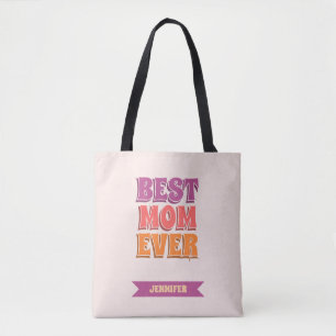 Retro Pink Beste Mutter Aller Zeiten Benutzername  Tasche