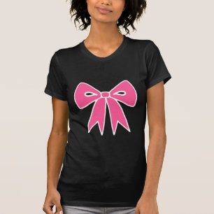 Retro Pink Bow T - Shirt