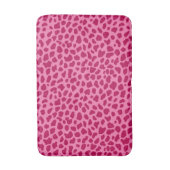 Retro Pink Cheetah Print Trendy y2k Ästhetik Badematte (Vorderseite Vertikal)