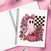 Retro Pink Coquette Ghost Girl mit Bow Halloween Planer