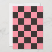 Retro Pink Cowgirl Go Ghouls Halloween Geburtstag Einladung (Rückseite)