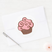 Retro Pink Cupcake Stickers (Umschlag)