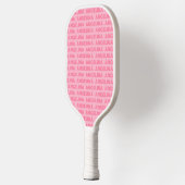 Retro Pink Custom Name Pickleball-Schläger 70er Pickleball Schläger (Links)