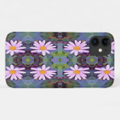 Retro Pink Daisy Blume Pattern Case-Mate iPhone Hülle (Rückseite (Horizontal))