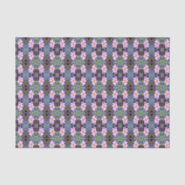 Retro Pink Daisy Blume Pattern Seidenpapier