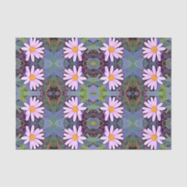 Retro Pink Daisy Blume Pattern Seidenpapier