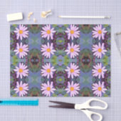 Retro Pink Daisy Blume Pattern Seidenpapier (Handwerk)
