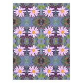 Retro Pink Daisy Blume Pattern Tischdecke (Vorderseite)
