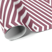 Retro Pink Diamond Muster Geschenkpapier (Rolleneckpunkt)