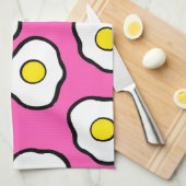 Retro pink egg towel geschirrtuch (Viertel Falte)