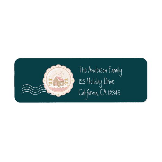 Retro Pink Green Christmas (Vorne)