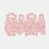 Retro Pink Groovy Checkered Hippie Muster Geschenkschachtel (Ungefaltet)