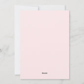 Retro Pink Grüne Weihnachten (Rückseite)