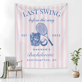 Retro Pink Letzte Swing vor dem Ring Tennis Bach Fleecedecke