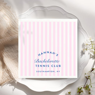 Retro Pink Letzte Swing vor dem Ring Tennis Bach Serviette