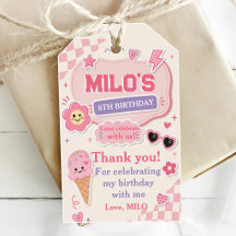 Retro Pink Mädchen Geburtstag