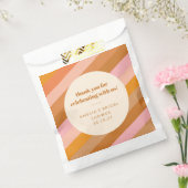 Retro Pink Orange Custom Brautparty Vielen Dank Geschenktütchen (Versiegelt)