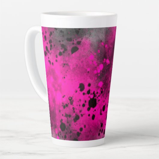 Retro Pink Paint Spritzer Milchtasse (Linke Ecke)