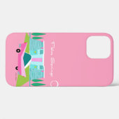 Retro Pink Palm Springs iPhone / iPad Gehäuse Case-Mate iPhone Hülle (Rückseite (Horizontal))