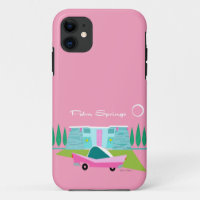 Retro Pink Palm Springs iPhone / iPad Gehäuse