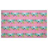 Retro Pink Palm Springs Stoff (Fat Quarter (45,7 x 55,9 cm))
