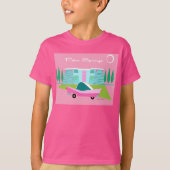 Retro Pink Palm Springs T - Shirt (Vorderseite)