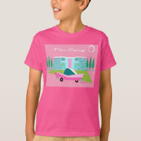 Retro Pink Palm Springs T - Shirt