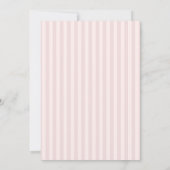 Retro Pink Personalisierte Hochzeit  Einladung (Rückseite)