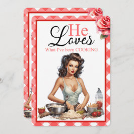 Retro Pink Pinup Junggeselinnen-Abschied Einladung